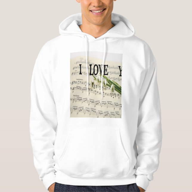 Veste À Capuche Je t'aime (Devant)
