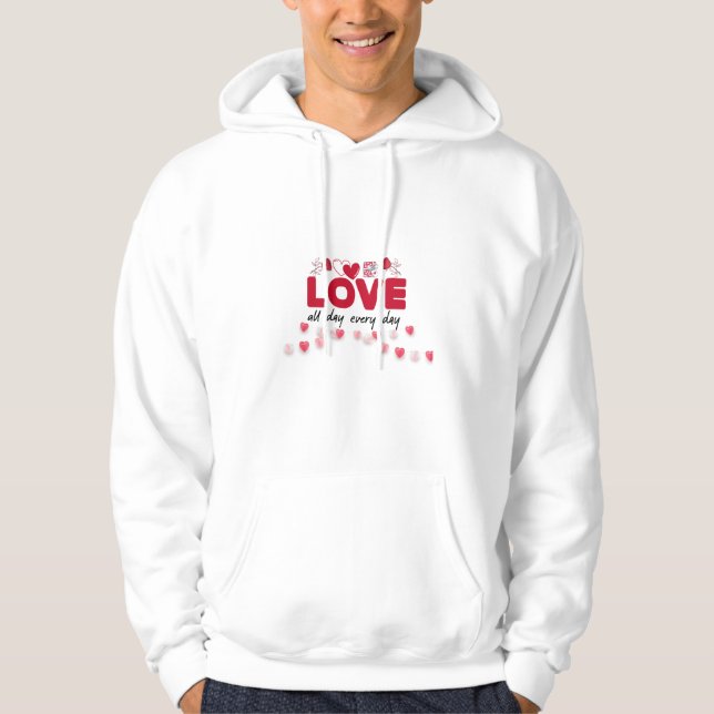 Veste À Capuche Je T'Aime Comme Aucun Autre (Devant)