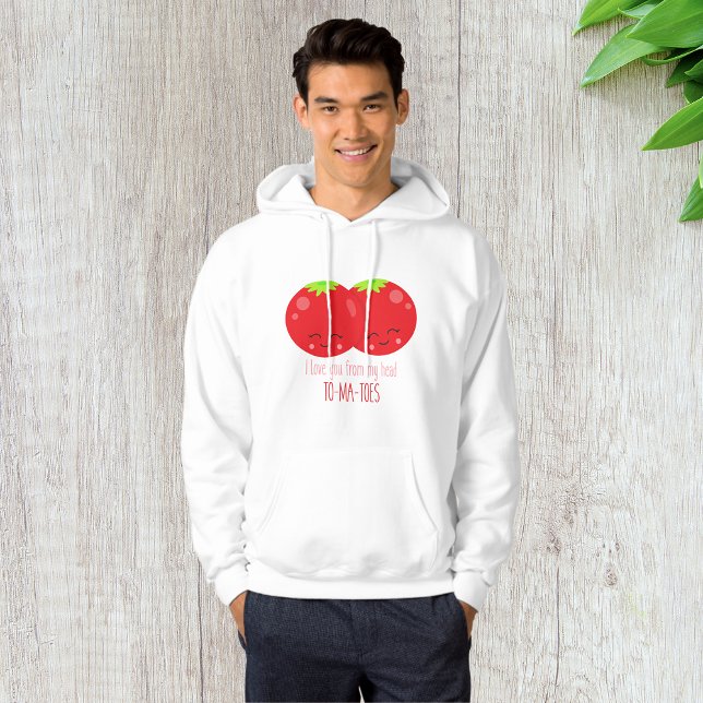 Veste À Capuche Je T'Aime De Ma Tête Tomates (Créateur téléchargé)