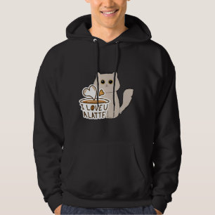 Veste À Capuche Je t'aime T-shirt latte