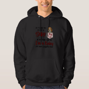 Veste À Capuche Je te dis que je ne suis pas un chien, a dit ma mè