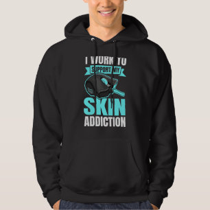 Veste À Capuche Je Travaille Pour Soutenir Ma Toxicomanie Pour Un