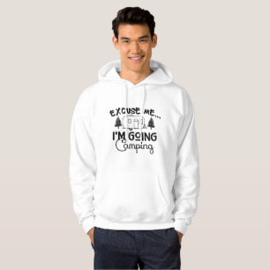 Veste À Capuche Je vais faire du camping