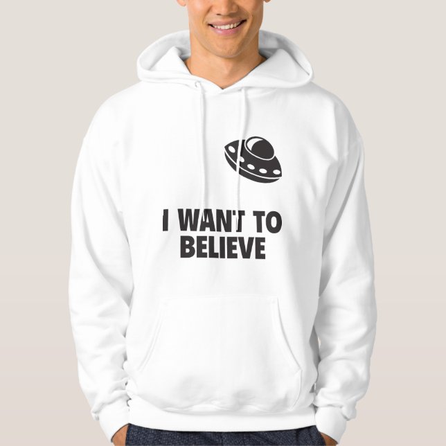 Veste À Capuche Je Veux Croire (Devant)