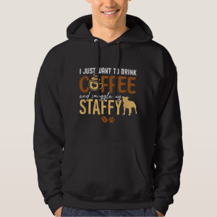 Veste À Capuche Je Veux Juste Boire Du Café Et Énuffer Mon Poignée