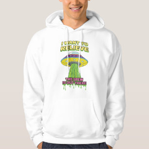 Veste À Capuche Je Veux Soulager - Drôle OVNI - Humour Puke