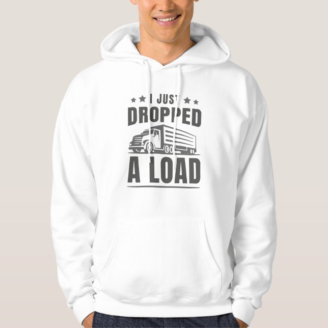 Veste À Capuche Je viens de déposer une cargaison (Devant)
