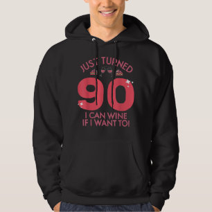 Veste À Capuche Je viens de tourner 90 Vin si je veux à 90e Annive