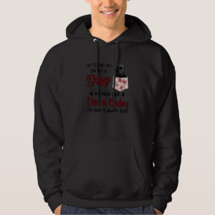 Veste À Capuche Je vous dis que je ne suis pas un chien Ma mère a