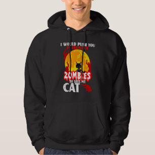 Veste À Capuche Je Vous Poussais Devant Les Zombies Pour Sauver Mo