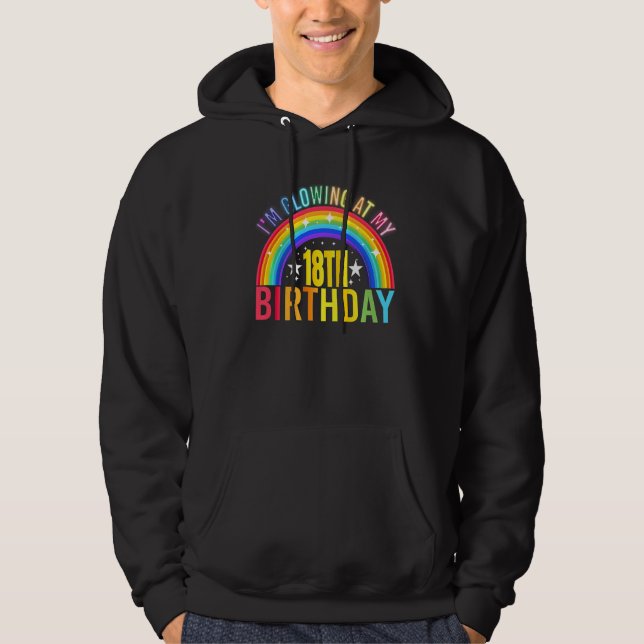 Veste À Capuche J'éclate à ma 18e fête d'anniversaire 18 ans (Devant)