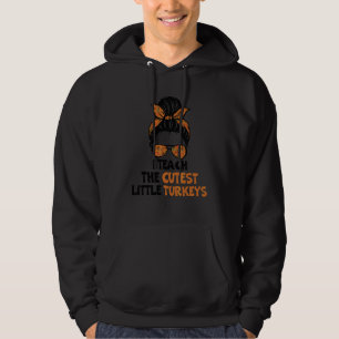 Veste À Capuche J'enseigne aux plus mignons petits dindons le déso