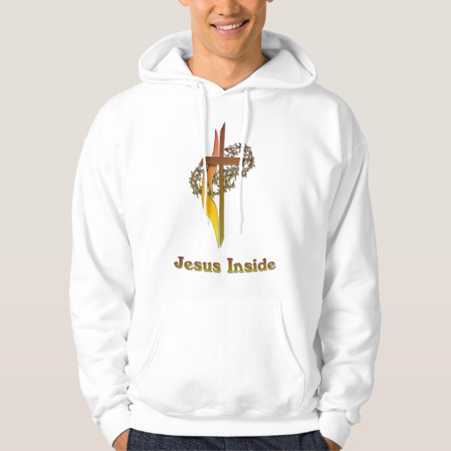 Veste À Capuche Jésus à l'intérieur (Devant)