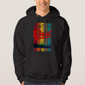 Veste À Capuche Jésus Christ Est Mon Sauveur Pour Christian 1