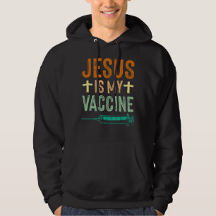Veste À Capuche Jésus Christ Jésus Christ est mon vaccin Christi
