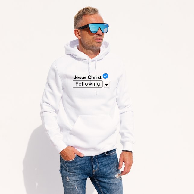 Veste À Capuche Jésus Christ suivant la Bible Verse Foi chrétienne (Créateur téléchargé)