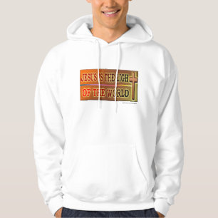 VESTE À CAPUCHE JÉSUS EST LA LUMIÈRE