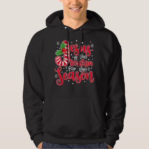 Veste À Capuche Jésus Est La Raison Pour La Saison Noël Noël Noël 