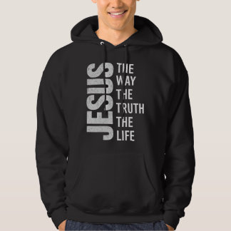 Veste À Capuche Jesus The Way The Trust The Life