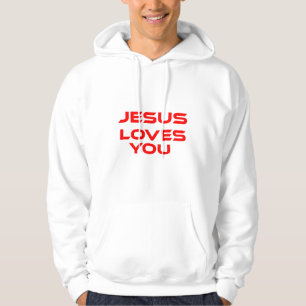 VESTE À CAPUCHE JÉSUS VOUS AIME