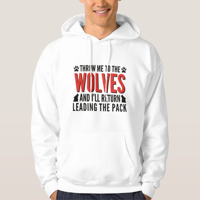 Veste À Capuche Jetez-Moi Aux Loups (Devant)