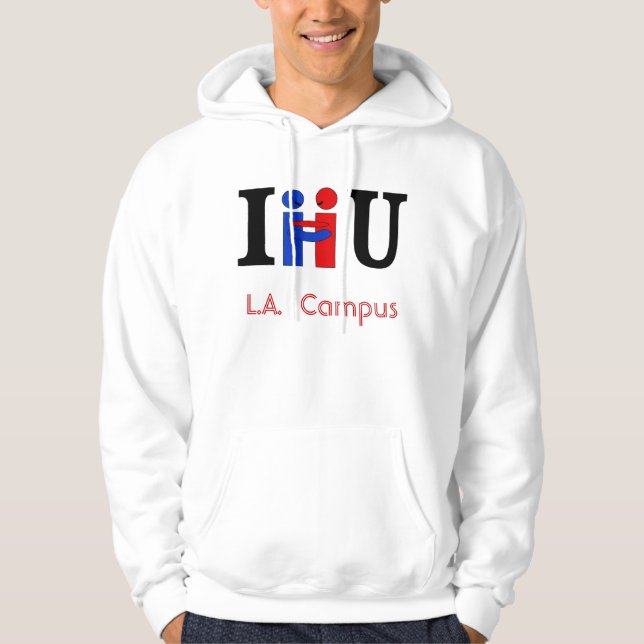 Veste À Capuche J'ÉTREINS U, L.A. Campus (Devant)