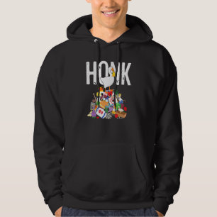 Veste À Capuche Jeu d'oie Honk sans titre Addiction d'oie Presse Y