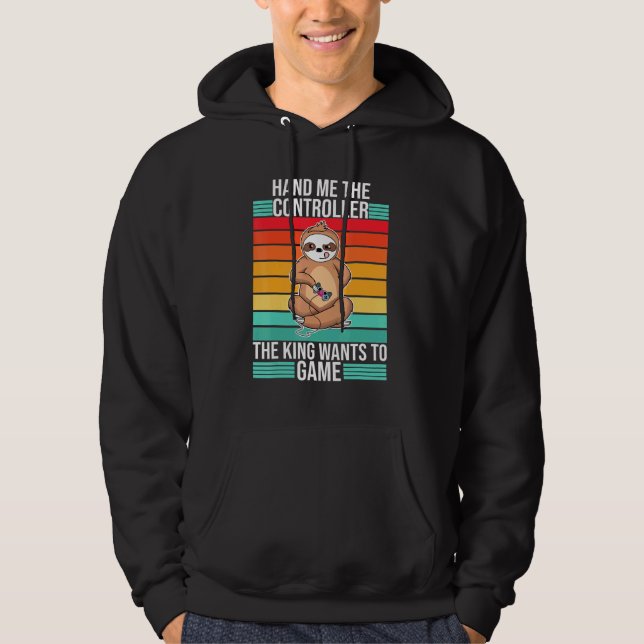 Veste À Capuche Jeu Mains Moi Le Contrôleur King Console Gamer (Devant)