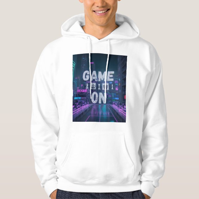 Veste À Capuche Jeu sur échiquier (Devant)