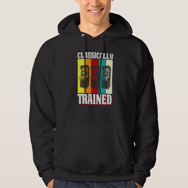 Veste À Capuche Jeu vidéo rétro arcade des années 80 classiquement (Devant)