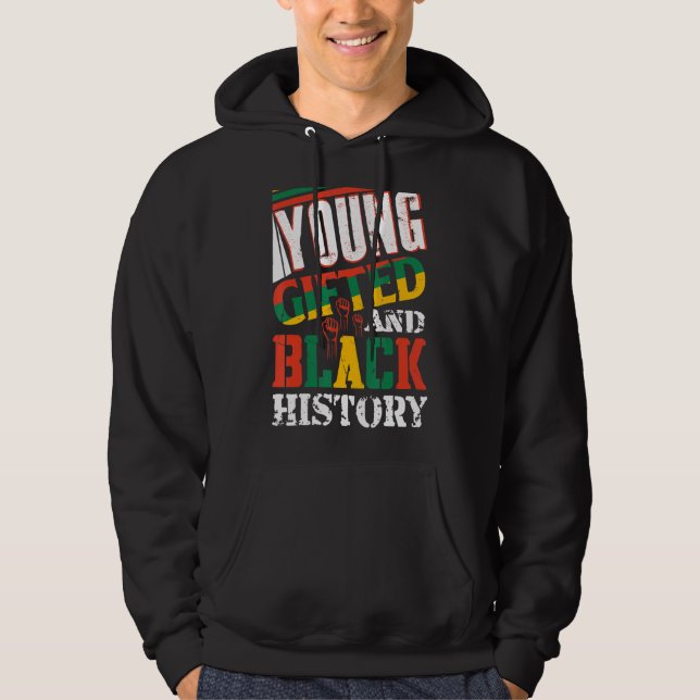 Veste À Capuche Jeune Ed Et Histoire Noire (Devant)