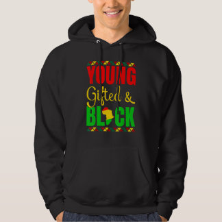 Veste À Capuche Jeune Talentueux Et Histoire Noire Afro-Américain 