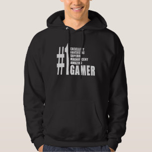 Veste À Capuche Jeux vidéo et Gamers : Gamer du numéro un