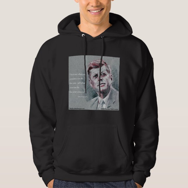 Veste À Capuche JFK & Citation (Devant)