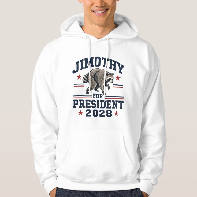 Veste À Capuche Jimothy président 2028 (Devant)
