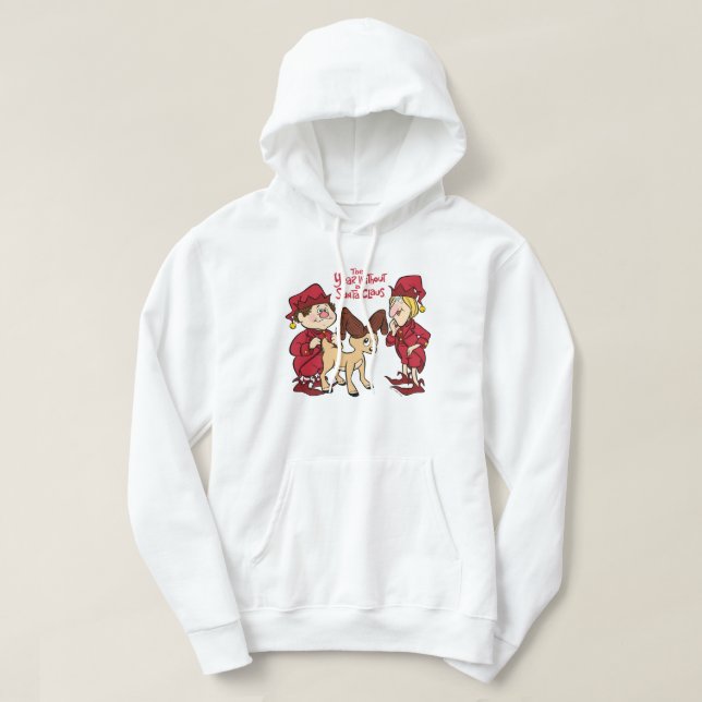 Veste À Capuche Jingle, Jangle et Vixen (Design devant)