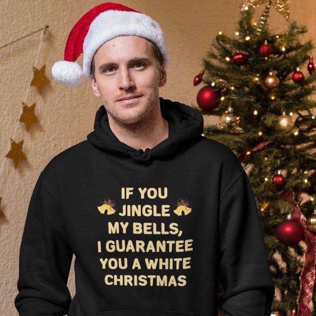 Veste À Capuche Jingle Mes cloches Pour Un Tee De Noël Blanc Drôle (Créateur téléchargé)