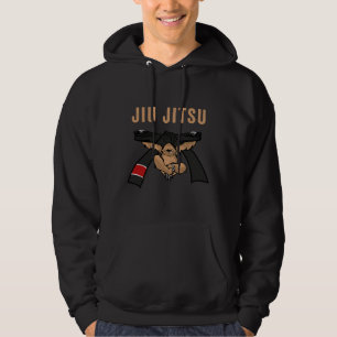 Veste À Capuche Jiu Jitsu Bjj Sloth Jiu Jitsu Ceinture Noire Avec 