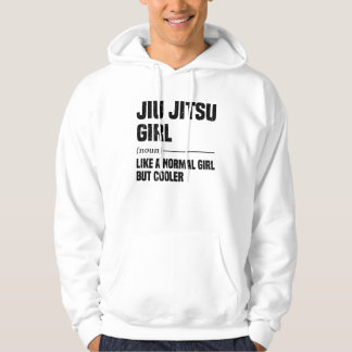 Veste À Capuche Jiu Jitsu Girl Brazilian Martial Arts Training