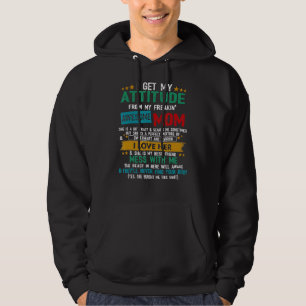 Veste À Capuche J'Obtiens Mon Attitude De Ma Fantaisie Fantastique