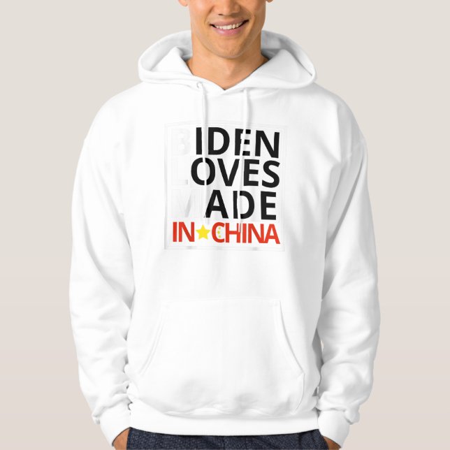 Veste À Capuche Joe Biden BLM 2020 Vote Support Trump Funny (Devant)
