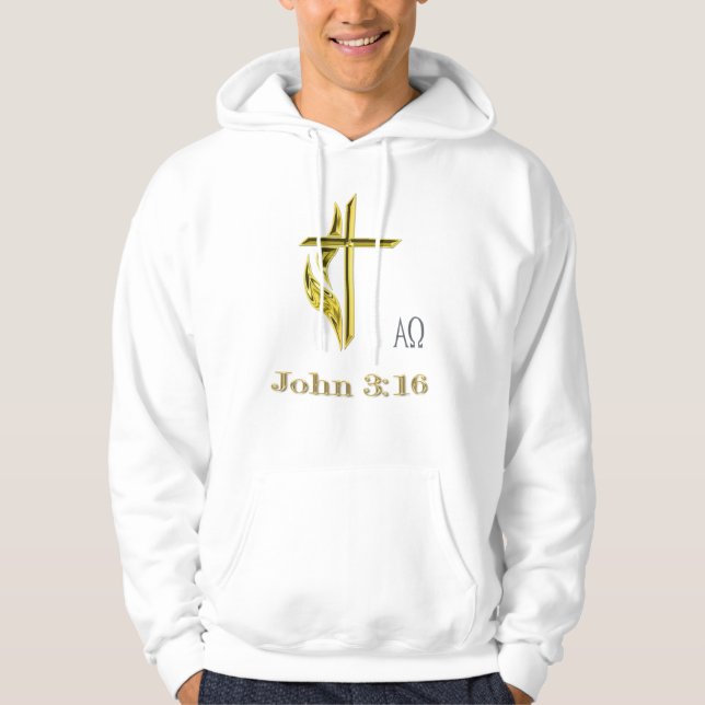 Veste À Capuche John 3:16 (Devant)