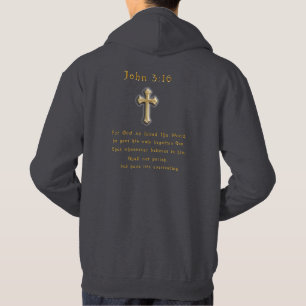 Veste À Capuche John 3:16