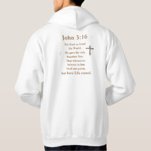 Veste À Capuche John 3:16