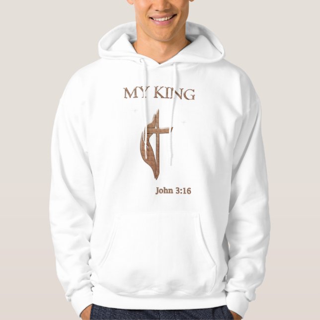Veste À Capuche John 3:16 (Devant)