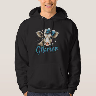 Veste À Capuche Joie Vache de Highland 4 juillet USA American F