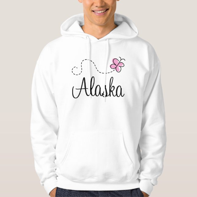 Veste À Capuche Joli cadeau de T-shirt de l'Alaska (Devant)