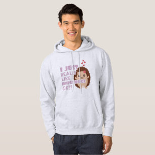 Veste À Capuche Joli Hérisson J'Aime Vraiment Les Hérisson OK ?