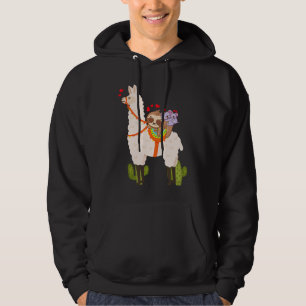 Veste À Capuche Joli Lama Paresseux Koala Saint-Valentin Fête des