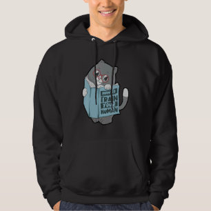 Veste À Capuche Joli livre de lecture de chats former votre livre